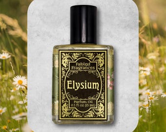 ELYSIUM Perfume Oil: Sweet Tangerine & Orange Blossom Scent, TAT 5-6 Biz Days