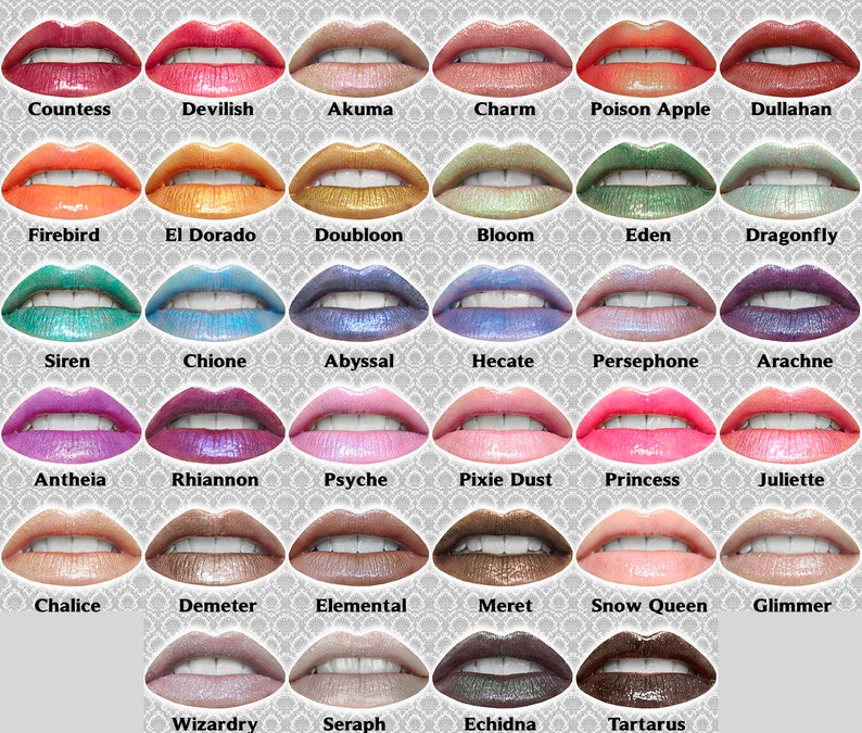 Lip Gloss Samples Choose Ten 10 Sample Lip Glosses Shimmer Etsy
