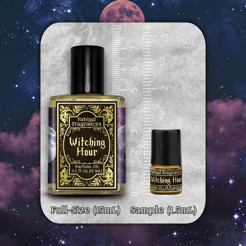 WITCHING HOUR Parfümöl: Gewürz und Weihrauchharz, Veganer Duft, TAT 5-6 Biz Tage Bild 3