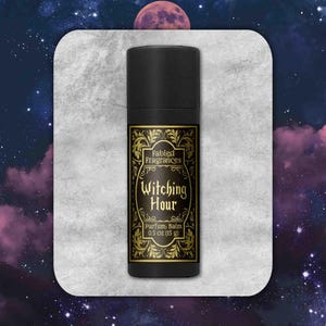 WITCHING HOUR Solid Perfume with Black Pepper, Allspice, Rosemary, Bay Laurel, Frankincense, Smoke, Copal, Vegan Perfume, TAT 3-5 Biz Days