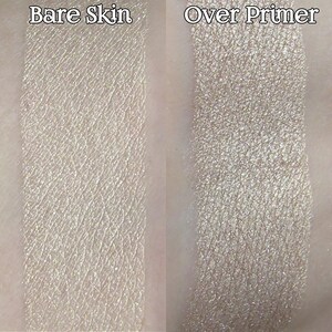 WHITE RABBIT Eye Shadow: Shimmery Cream Beige w/ Silver Sparkle, image 4