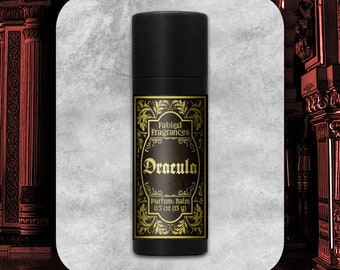 Profumo solido DRACULA con lillà, ylang ylang, sangue di drago, muschio, ambra, storace, balsamo profumato vegano, profumo di vampiro, TAT 6-8 giorni di lavoro