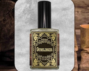 GUNSLINGER Eau de Parfum: Smoky Leather Vegan Fragrance,