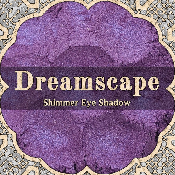 DREAMSCAPE Shimmer Eye Shadow, Purple Eye Shadow, Blue Duochrome, Loose Powder Eyeshadow, Cosmetic Pigment, VEGAN Makeup, TAT 6-8 Biz Days