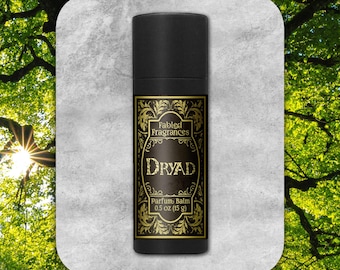 DRYAD Solid Perfume: Earthy Vetiver & Hemp Vegan Fragrance,