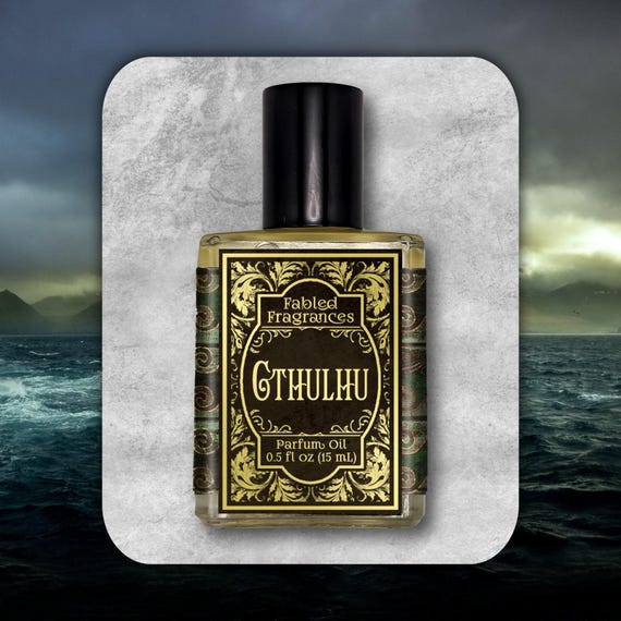 Cthulhu Perfume Oil: Aquatic Moss Scent, Lovecraft Horror,