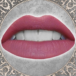 Rose Mauve Matte Liquid Lipstick, INARA, Gifts for Moms, Cruelty Free and Vegan Makeup, Gluten Free Beauty, TAT 3-5 Biz Days