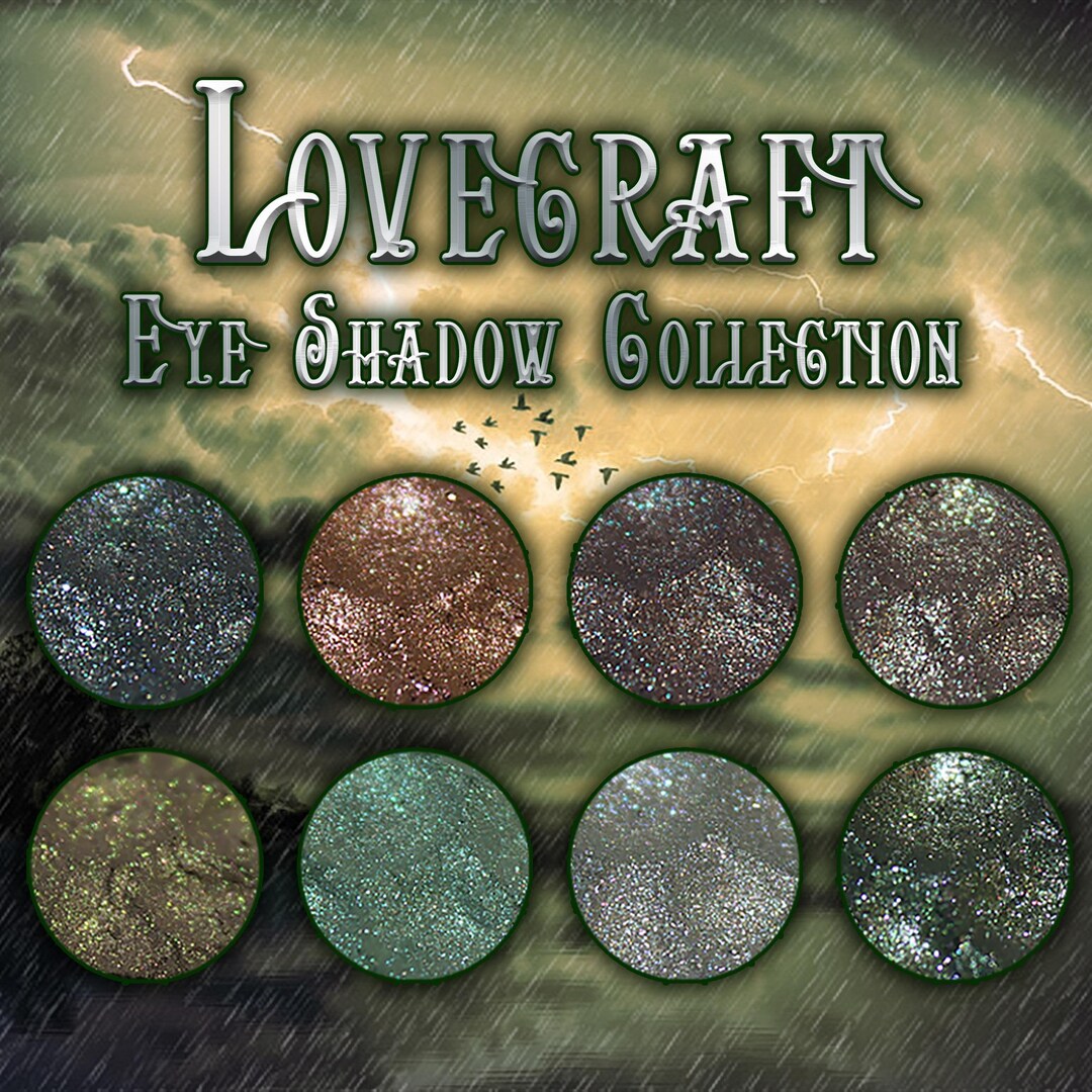 LOVECRAFT Eye Shadow Collection: Earth Tone & Ocean Colors, - Etsy