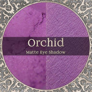 Warm Purple Matte Eye Shadow, ORCHID, Bright Magenta, Loose Powder Cosmetic Pigment, Cruelty Free and Vegan Makeup, TAT 3-5 Biz Days