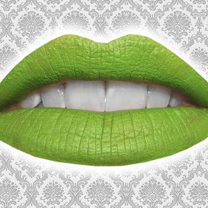 CHRYSALIS Liquid Lipstick, Bright Spring Green, Matte Green Lipstick, Lime Green, Vegan Lipstick, Cruelty Free, TAT 7-9 Biz Days