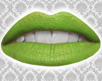 CHRYSALIS Liquid Lipstick, Bright Spring Green, Matte Green Lipstick, Lime Green, Vegan Lipstick, Cruelty Free, TAT 6-8 Biz Days