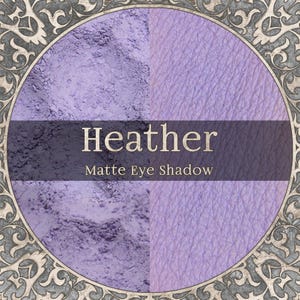 HEATHER Eye Shadow - Matte Pastel Purple Loose Powder Makeup, Cruelty Free and Vegan Cosmetic Pigment - TAT 3-5 Biz Days