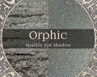 ORPHIC Eye Shadow: Sparkly Sage Green, Vegan Loose Powder, TAT 5-6 Biz Days