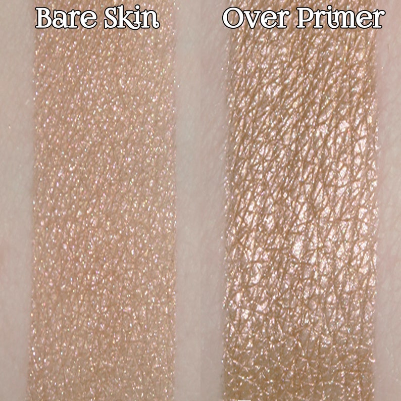Sombra de ojos SKINNY DIP, Beige cálido brillante, maquillaje mineral vegano y libre de crueldad animal. imagen 4