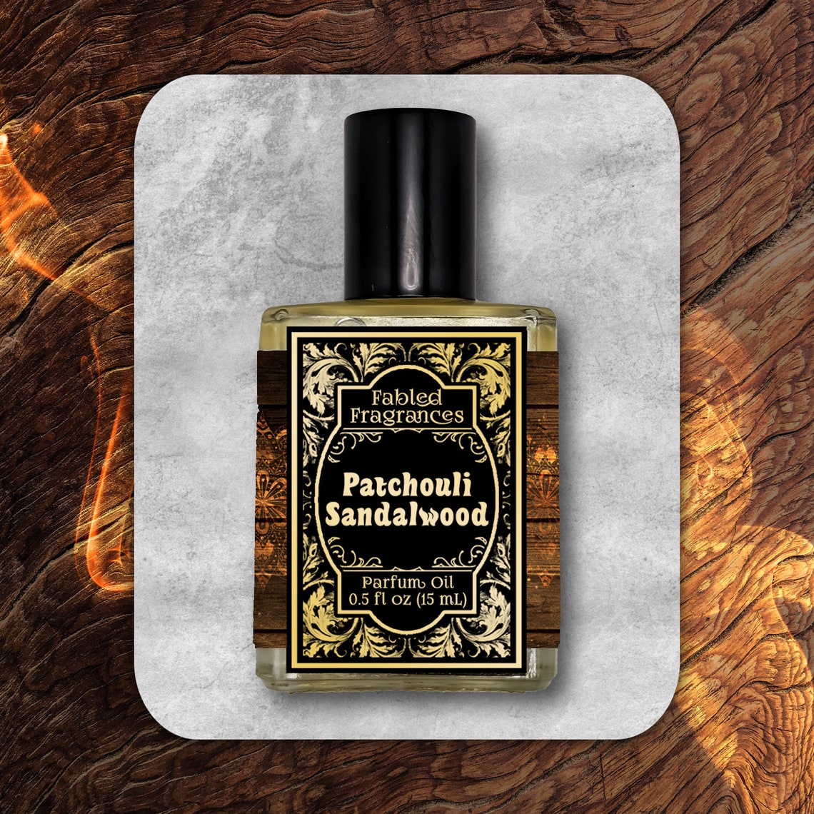 PATCHOULI SANDALWOOD Perfume Oil With Light Patchouli Dark Etsy