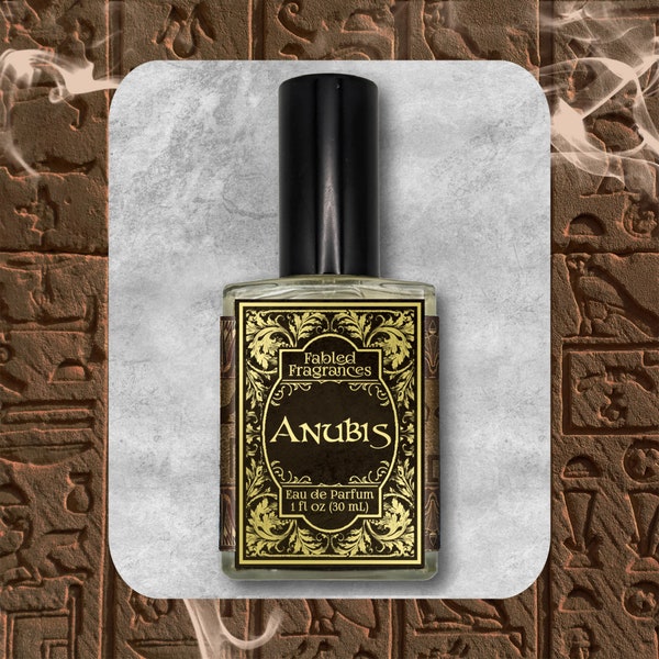 ANUBIS Eau de Parfum Spray with Amber, Dark Patchouli, Frankincense, Musk, Egyptian Mythology, Cologne, Egyptian God, TAT 6-8 Biz Days