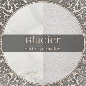 GLACIER Eye Shadow - Matte Pure White Powder Pigment, Cruelty Free and Vegan Makeup - TAT 3-5 Biz Days