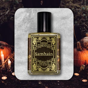 SAMHAIN Perfume Oil: Spiced Orange & Black Currant, Autumn Scent, TAT 5-6 Biz Days