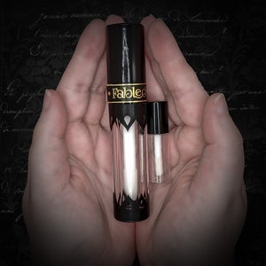 KALI Liquid Lipstick: Matte Jet Black, Vegan Gothic Makeup, image 6