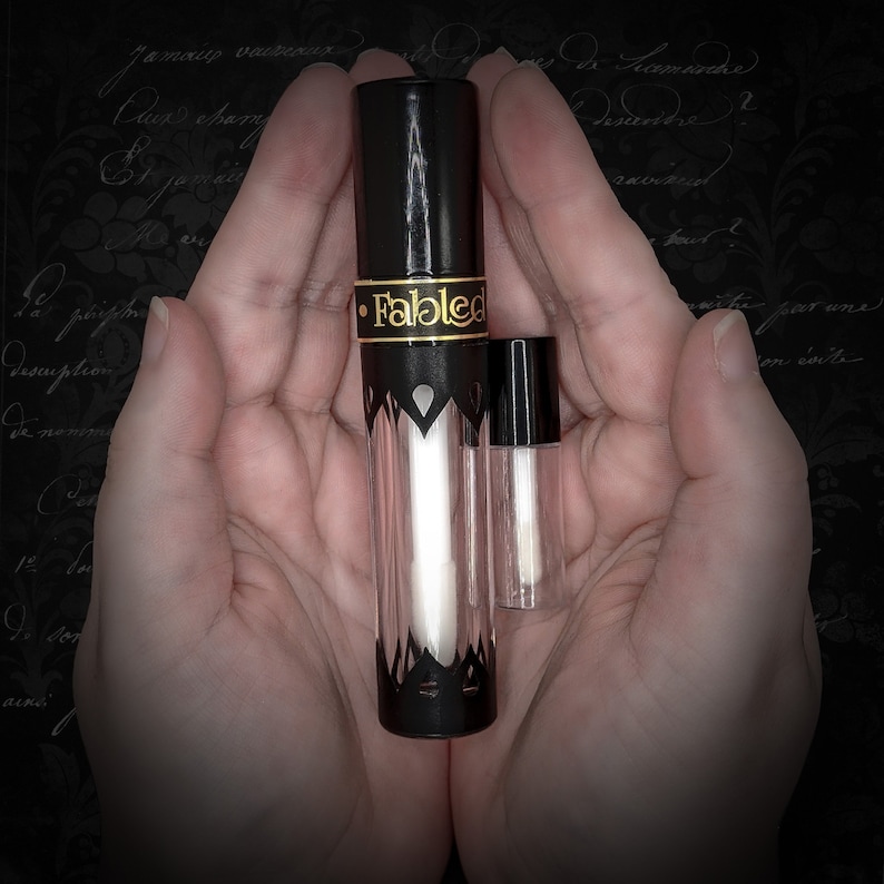 KALI Liquid Lipstick: Matte Jet Black, Vegan Gothic Makeup, image 6