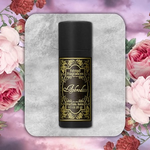 Greek Mythology Solid Perfume for Her, APHRODITE, Sweet Champagne with Strawberry and Chocolate, Vegan Parfum Balm, TAT 3-5 Biz Days