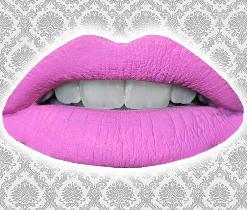 CALLIOPE Liquid Lipstick, Matte Pink, Neon Pink, Cool Pink, Bright Pink, Matte Lipstick, Pink Lipstick, VEGAN Makeup, TAT 6-8 Biz Days image 1
