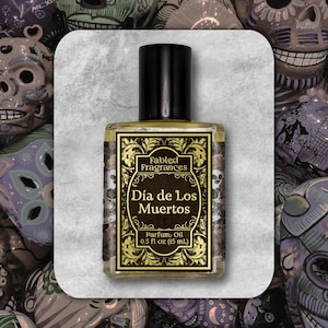 Aceite perfumado del Día de Muertos, DÍA DE LOS MUERTOS, fragancia dulce y picante, pan horneado y chocolate intenso, TaT 4-6 días hábiles