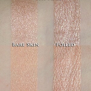 ROSE CHIFFON Shimmer Eyeshadow: Samples or Jars, Light Peach Rose, Loose Powder Eyeshadow, Vegan Cosmetics, TAT 6-8 Biz Days image 4
