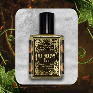 ALL HALLOWS EVE Perfume Oil with Pumpkin Pie, Brown Sugar, Peppercorn, Cinnamon Bark, Musk, Incense, Halloween Perfume, TaT 7-9 Biz Days