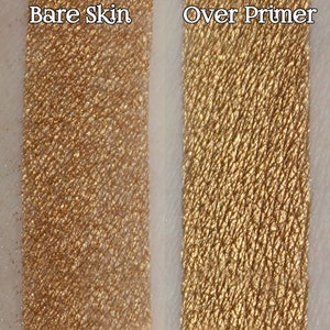 METALLURGY Eye Shadow, Metallic True Gold, Cruelty Free Steampunk Vegan Powder Makeup image 4