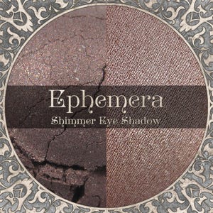 Cool Mauve Brown Shimmer Eye Shadow, EPHEMERA, Victorian Era Inspired, Loose Powder Cosmetic Pigment, Vegan Makeup, TAT 3-5 Biz Days