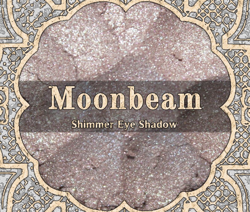 MOONBEAM Shimmer Eye Shadow Light Silver Beige Pastel Mauve Etsy