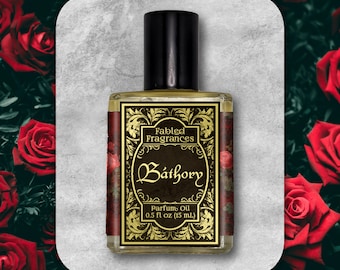 BATHORY Perfume Oil with Blood Orange, Sangria, Bulgarian Rose, Red Currant, Red Musk, Amber Resin, Blood Countess, TAT 6-8 Biz Days