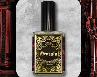 DRACULA Eau de Parfum with Lilac, Ylang Ylang, Dragons Blood, Musk, Amber, Styrax, Vampire Perfume, Bram Stoker, TAT 6-8 Biz Days