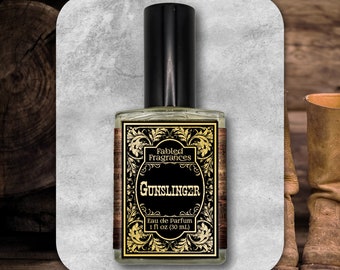 GUNSLINGER Eau de Parfum Spray with Black Pepper, Texas Cedarwood, Cassie, Ambrette Seed, Styrax, Cade Smoke, Cowboy, TAT 6-8 Biz Days