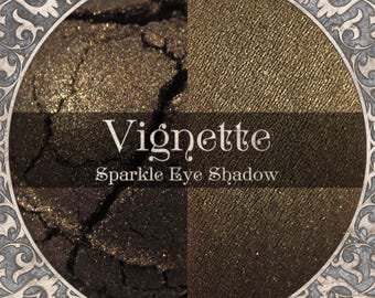 VIGNETTE Eye Shadow: Shimmery Dark Bronze, Vegan Loose Powder,