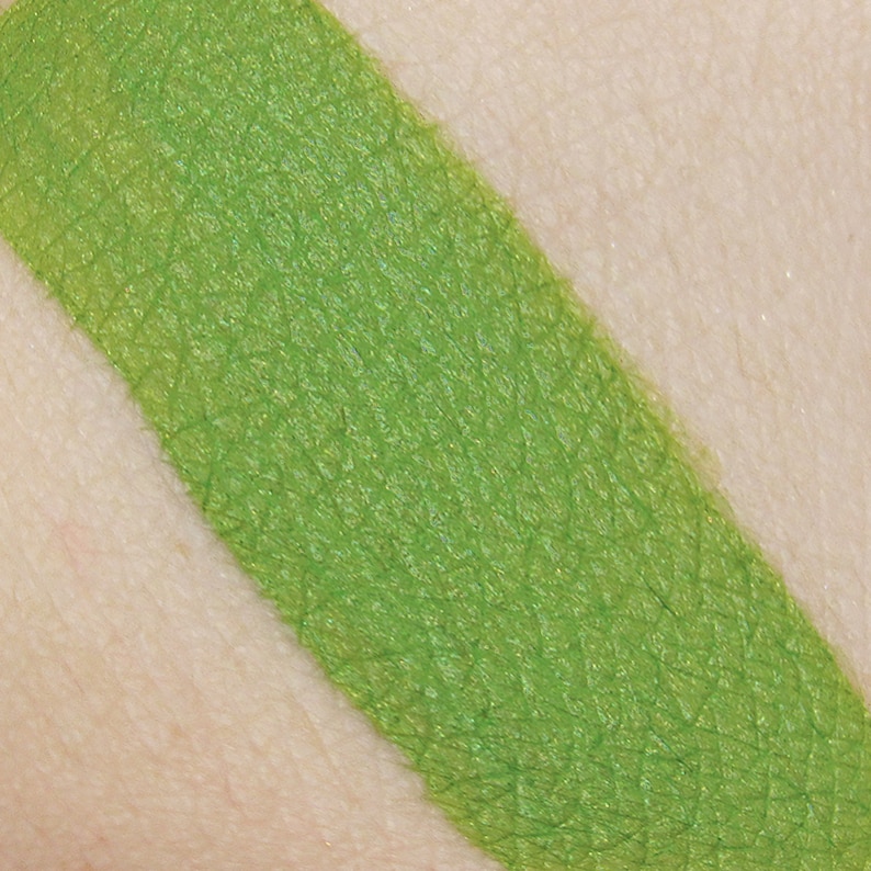 CHRYSALIS Liquid Lipstick, Matte Bright Green Vegan Makeup, Cruelty Free Waterproof Cosmetics image 4