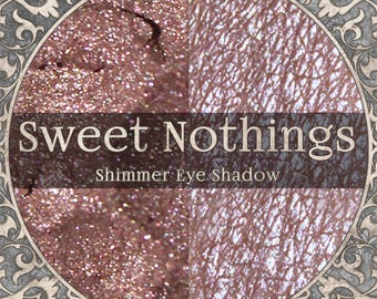 SWEET NOTHINGS Lidschatten: Schimmernde Rose Beige, Vegan Pigment, TAT 5-6 Biz Tage