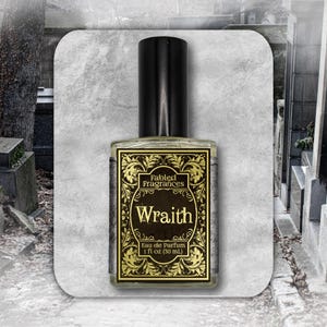 WRAITH Eau de Parfum - Cool Mint and Funeral Flowers with Soft Musk, Cruelty Free and Vegan Perfume Mist - TAT 3-5 Biz Days
