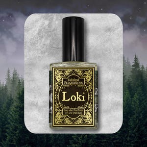 Eau de Parfum Fresh Forest para él, LOKI, aroma a abeto siberiano y madera de roble, mitología nórdica antigua, regalo de fragancia para hombre, plazo de entrega: 4-6 días hábiles