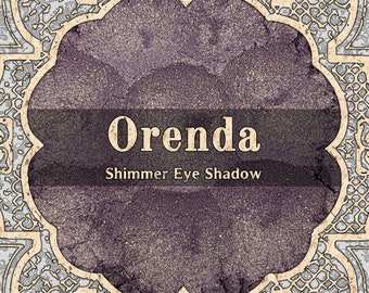 ORENDA Shimmer Eye Shadow, Muted Mauve Purple, Gold Duochrome, Loose Powder Eyeshadow, Cosmetic Pigment, VEGAN Makeup, TAT 8-10 Biz Days