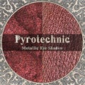 PYROTECHNIC Eye Shadow: Metallic Maroon Red, Steampunk Makeup,