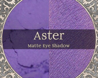 ASTER Eye Shadow: Matte Bright Purple, Cruelty Free Vegan Makeup, TAT 5-6 Biz Days
