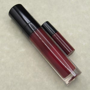 Blood Red Matte Liquid Lipstick, LIVING DEAD, Horror Lover, Cruelty Free and Vegan Makeup image 3
