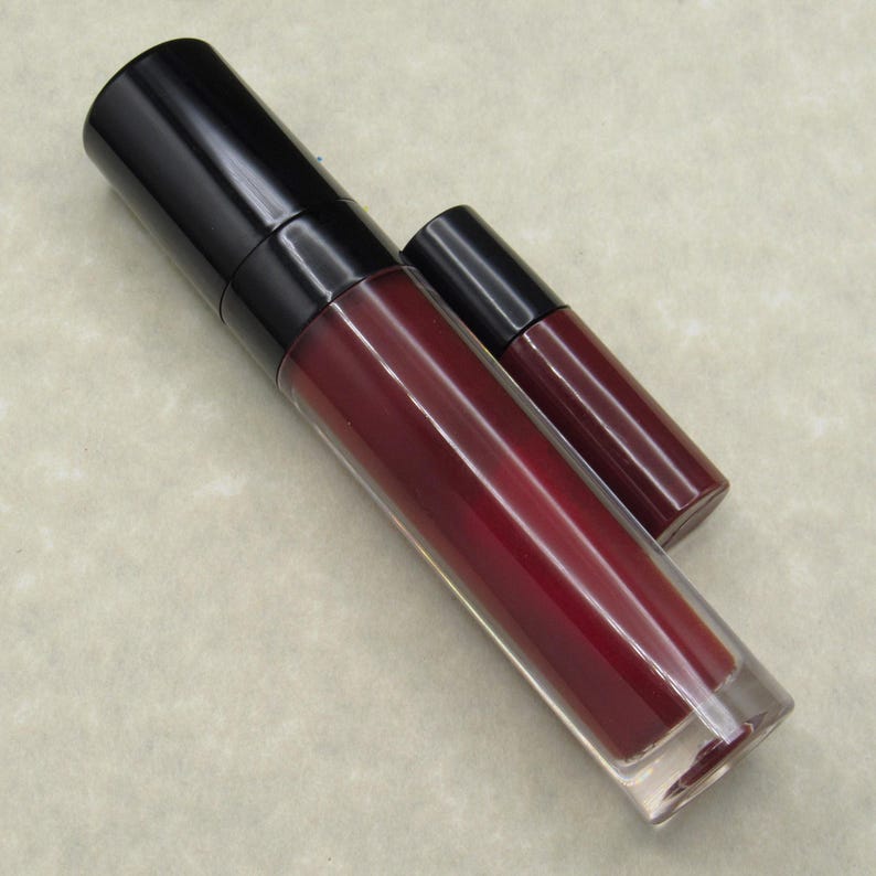 Blood Red Matte Liquid Lipstick, LIVING DEAD, Horror Lover, Cruelty Free and Vegan Makeup image 3