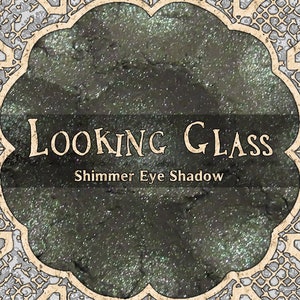 LOOKING GLASS Shimmer Eyeshadow: Samples or Jars, Grey w/Color Shifting Duochrome, Loose Eyeshadow, Vegan Makeup, TAT 6-8 Biz Days