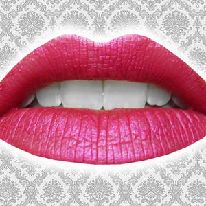Calliope Flussiger Lippenstift Matt Rosa Neon Pink Cool Etsy