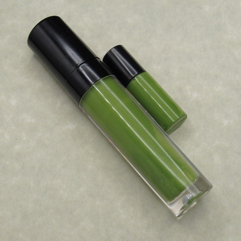 CHRYSALIS Liquid Lipstick, Matte Bright Green Vegan Makeup, Cruelty Free Waterproof Cosmetics image 3