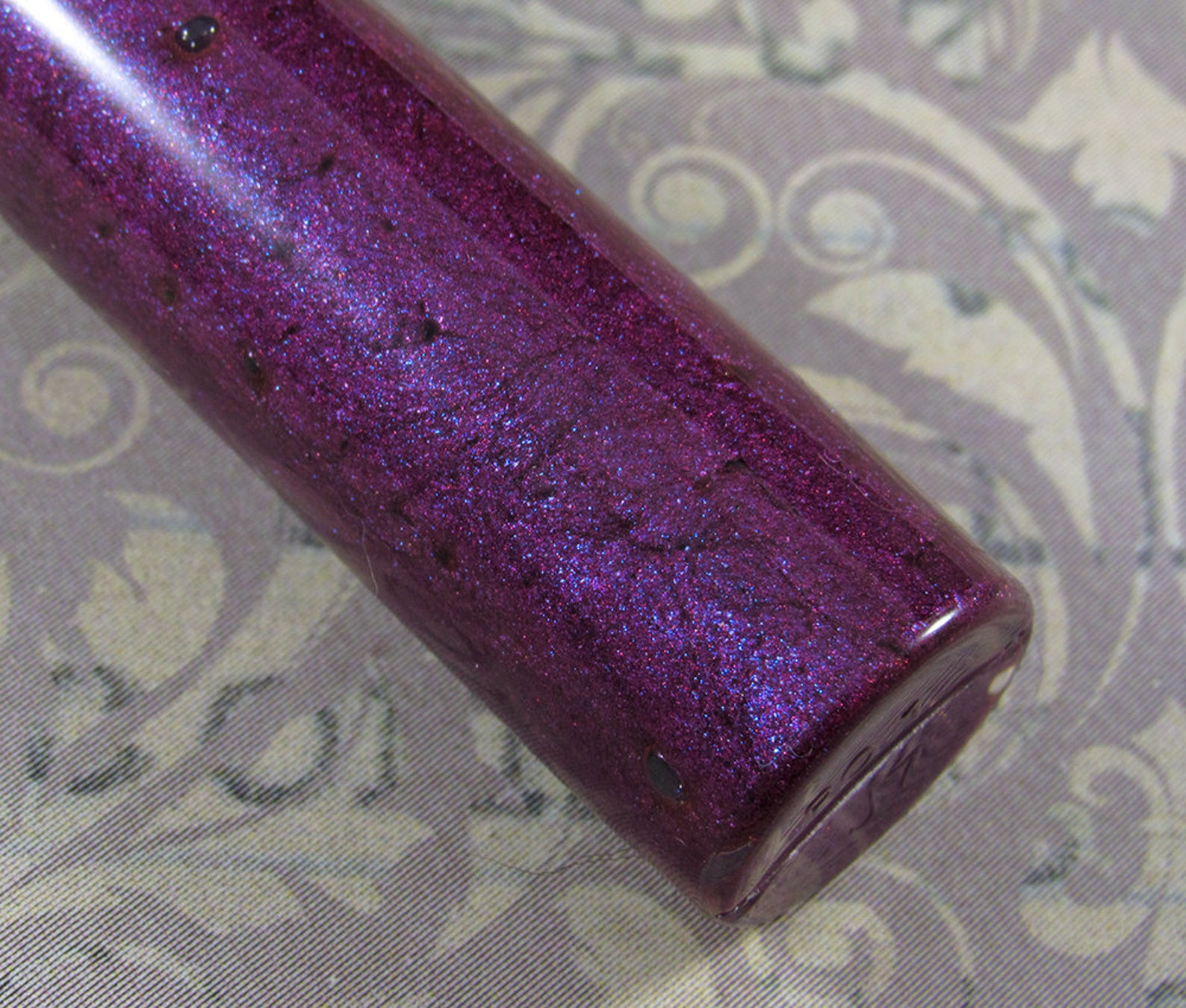 RHIANNON Lip Gloss Dark Purple Blue Sparkle Warm Purple Etsy