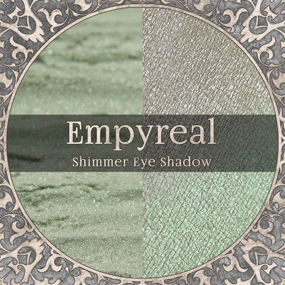 EMPYREAL Eye Shadow, Pastel Green w/ Silver Shimmer, Vegan Makeup,